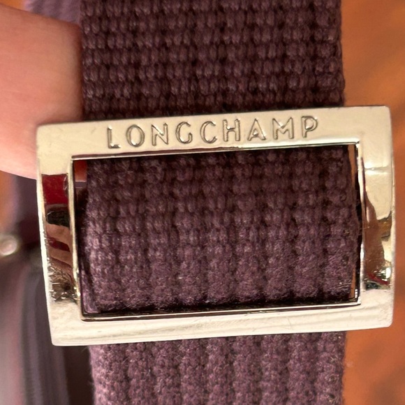 LONGCHAMP ($575) Striped UNISEX Crossbody Bag EUC made in France - Picture 4 of 12